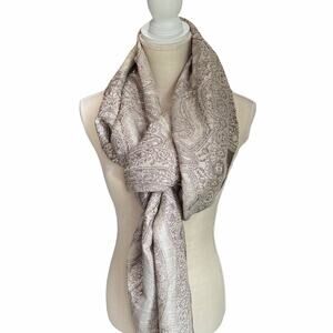 West Loop Gold Metallic Pashmina Scarf